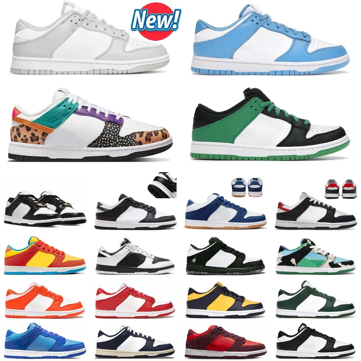 NEW Mens Shoes Designer Women Sneakers Argon Black and White Panda Triple Pink UNC Gym Red . Fruit Pebbles Dodgers Chunky Trainer Casual Shoe, Champ colors
NEW Mens Shoes Designer Women Sneakers Argon Black and White Panda Triple Pink UNC Gym Red . Fruit Pebbles Dodgers Chunky Trainer Casual Shoe, Champ colors