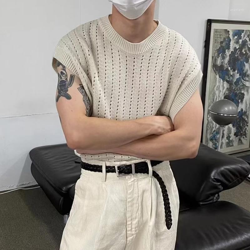 Men's Tank Tops Streetwear Fashion Mens Knitted Camisole Sleeveless O Neck Casual Knit Pure Color Men Summer Leisure Knitting Vest, 01 apricot
Men's Tank Tops Streetwear Fashion Mens Knitted Camisole Sleeveless O Neck Casual Knit Pure Color Men Summer Leisure Knitting Vest, 01 apricot