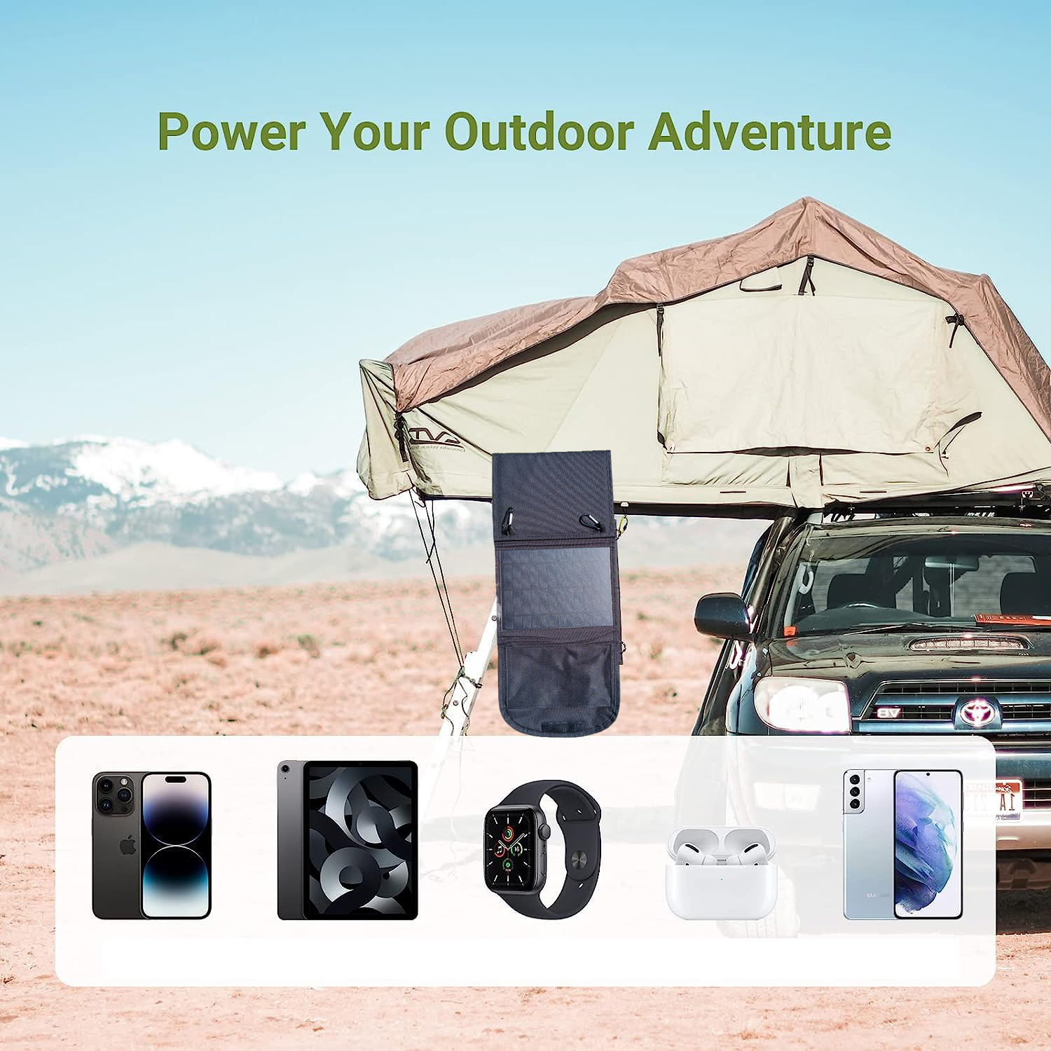 20w 10w Foldable Solar Panel Portable Charger 5v Output High Efficiency Small Waterproof for Tablet Bluetooth Headset Smart Phone Camping Lantern Fan 