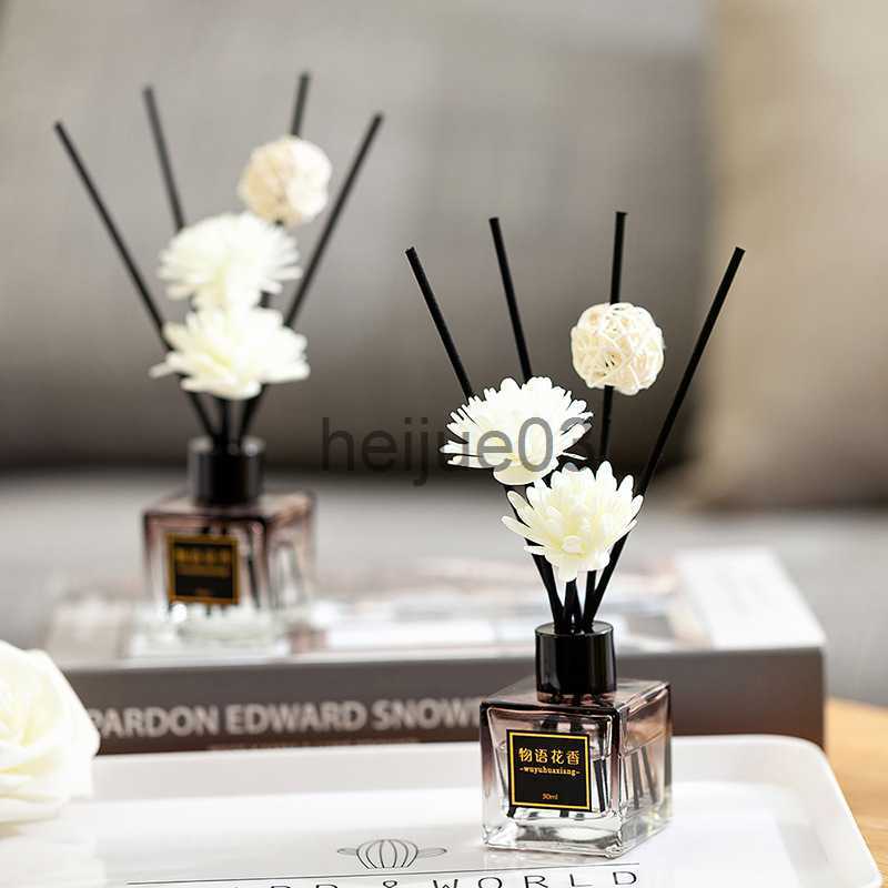 Dildos/Dongs Incense 3PCS 50ml Small Square Bottle Reed diffuser Sets Bedroom Air Freshener Aroma Essential Oil for Gift z241210