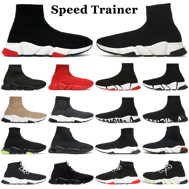Designer Sock Shoes Speed Trainer Sneakers Men Women Chaussures Black White Red Beige Neon Volt Outdoor Clearsole Lace Up Casual Platform Sneakers
Designer Sock Shoes Speed Trainer Sneakers Men Women Chaussures Black White Red Beige Neon Volt Outdoor Clearsole Lace Up Casual Platform Sneakers