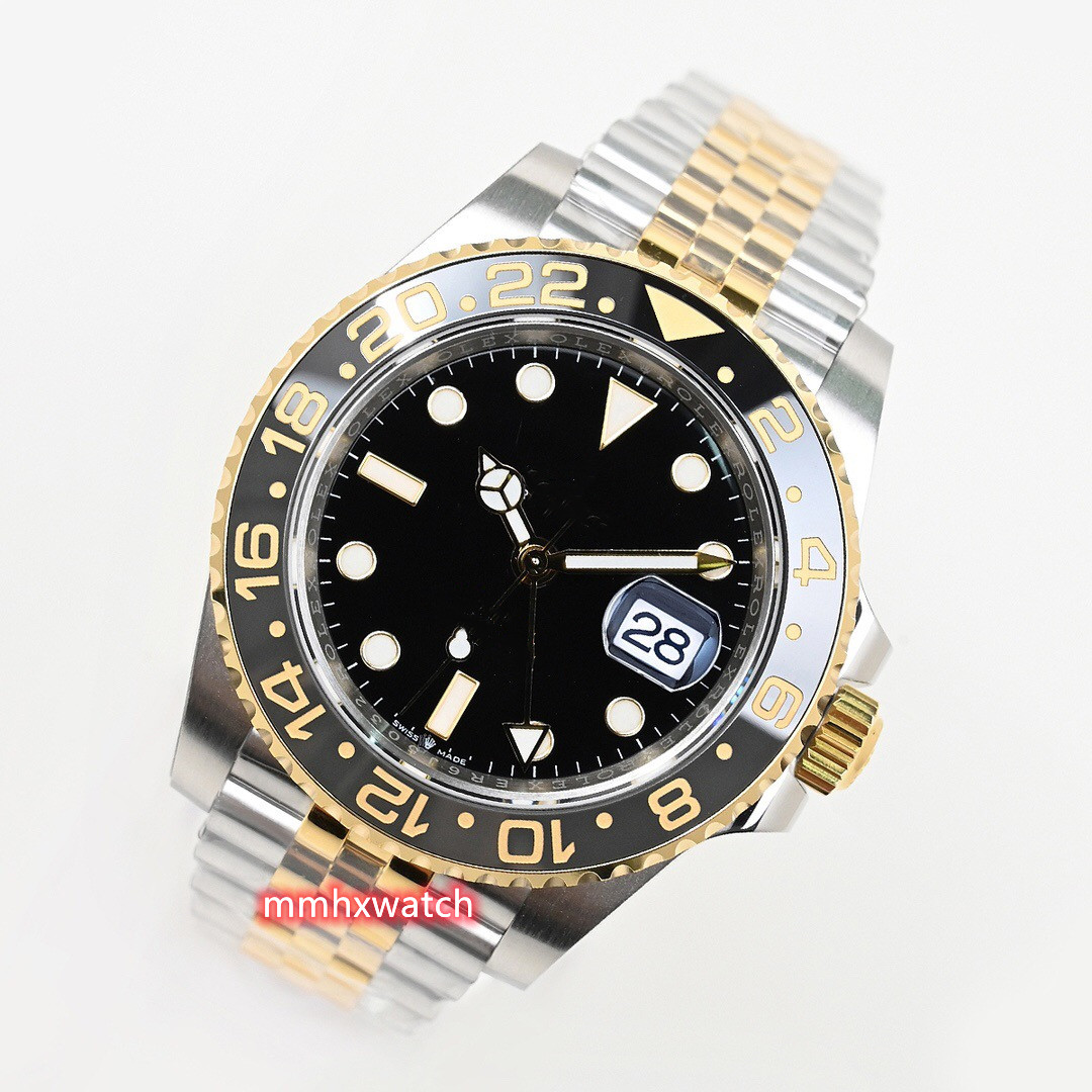 EW 126713 watch has a diameter of 40 mm and a thickness of 12 mm with a 3285 movement sapphire glass mirror integrated ceramic outer ring 904 stainless steel strap, As shown
EW 126713 watch has a diameter of 40 mm and a thickness of 12 mm with a 3285 movement sapphire glass mirror integrated ceramic outer ring 904 stainless steel strap, As shown