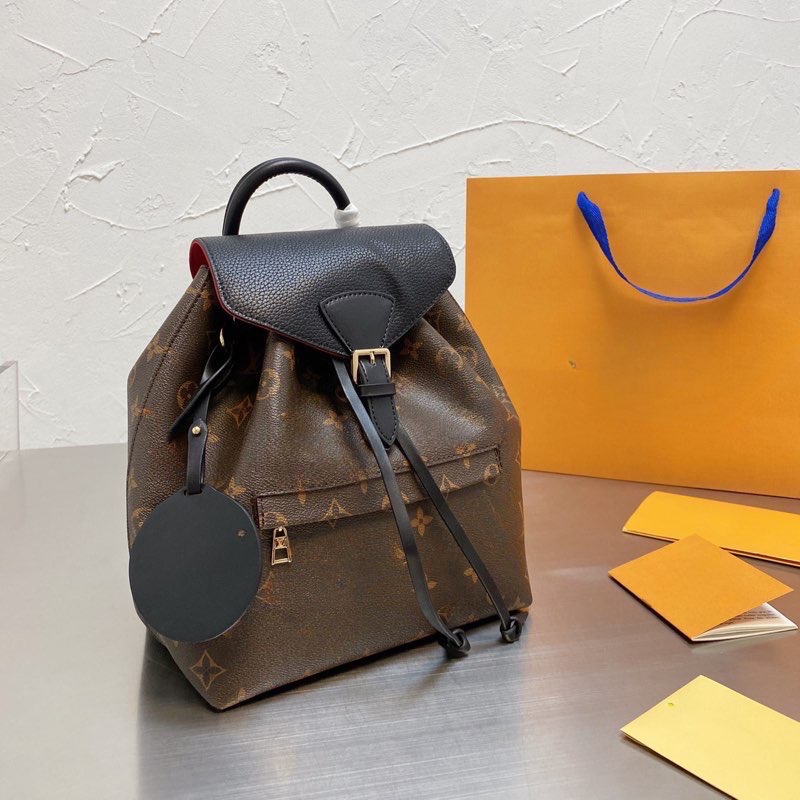 High quality designer bag designer backpack Fashion Presbyterian gold buckle cord coated canvas match cowhide schoolbag backpack backpack backpack, As shown in the figure
High quality designer bag designer backpack Fashion Presbyterian gold buckle cord coated canvas match cowhide schoolbag backpack backpack backpack, As shown in the figure