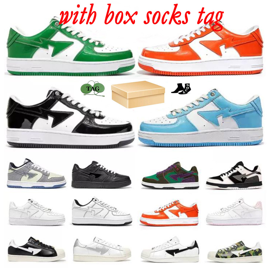 Designer Casual Shoes Reflective Patent Leather Model Mens Womens Lightweight Walking White Black Running Shoes Fashion Popular Outdoor Travel Sports size 36-45, #27
Designer Casual Shoes Reflective Patent Leather Model Mens Womens Lightweight Walking White Black Running Shoes Fashion Popular Outdoor Travel Sports size 36-45, #27