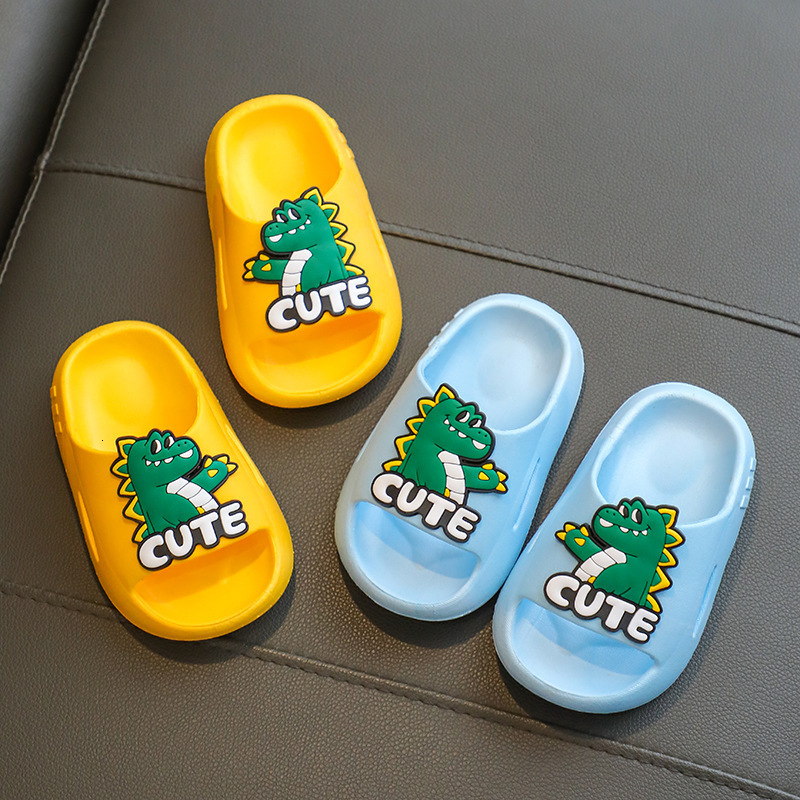 Slipper Summer Children's Slippers Cute Animals Style Breathable Comfortable Non-slip Soft Home Bathroom Slippers Shoes Kids 230710