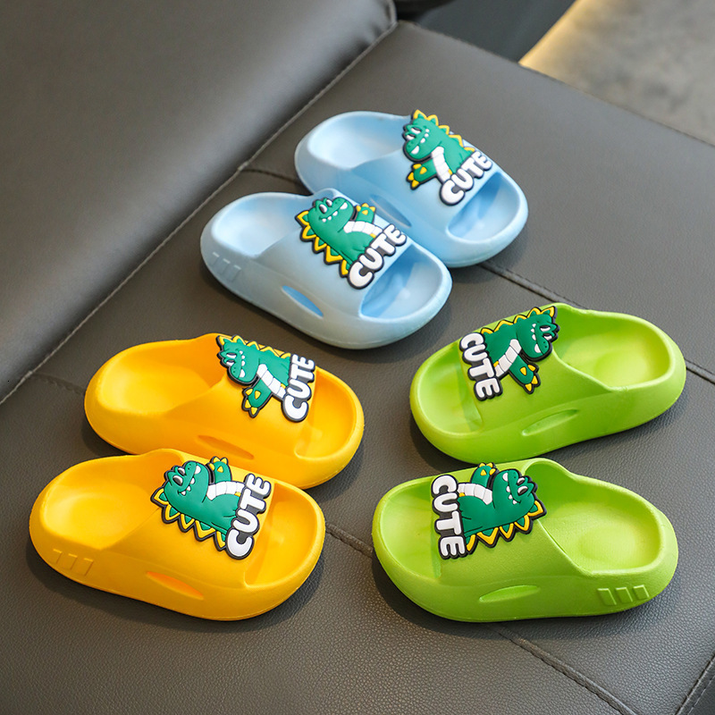 Slipper Summer Children's Slippers Cute Animals Style Breathable Comfortable Non-slip Soft Home Bathroom Slippers Shoes Kids 230710
