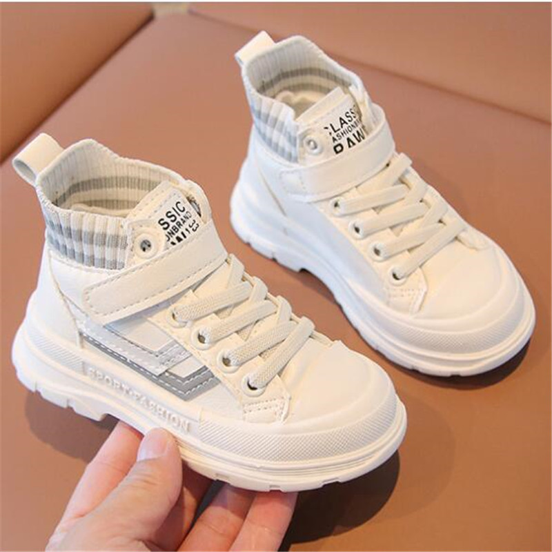 Children's Girls Martin Boots Soft-Soled Short Boot Autumn Winter Kids Shoes Cute Toddlers Baby Leather Boots