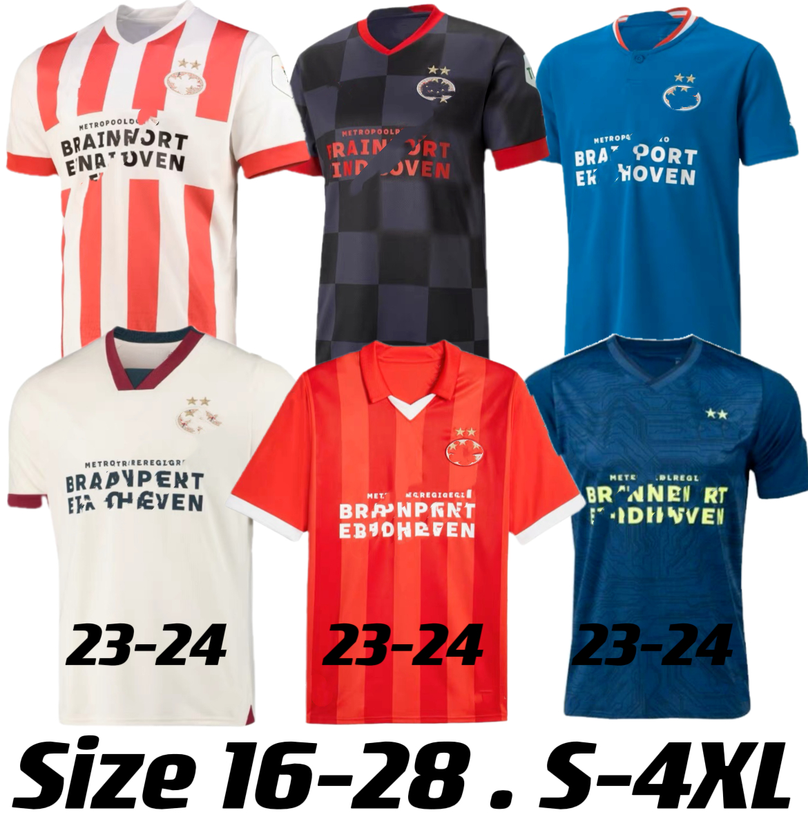 23 24 Eindhoven Home Away 3RD Soccer Jerseys 2023 2024 HAZARD FABIO SILVA soccer jersey Men Football Uniform Kids Size 16-28 S-XXL, 23-24 away
23 24 Eindhoven Home Away 3RD Soccer Jerseys 2023 2024 HAZARD FABIO SILVA soccer jersey Men Football Uniform Kids Size 16-28 S-XXL, 23-24 away
