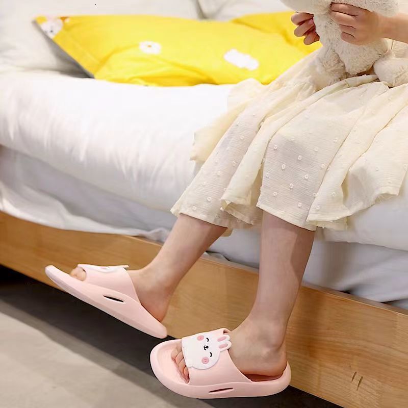 Slipper Cartoon Animal Kids Shoes Rabbit Dog Children Slippers Summer Soft Sole Bathroom Shoes Non-Slip Comfort Home Slippers Baby Shoes 230710