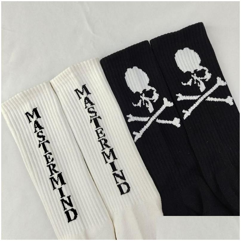 Men'S Socks Mens Sold By 4Pairs/Lot--Japan Mmj Cotton Mastermind Black And White Womens Towel Bottom Sports Wz22Mens Mensmens Drop D Dhcp6