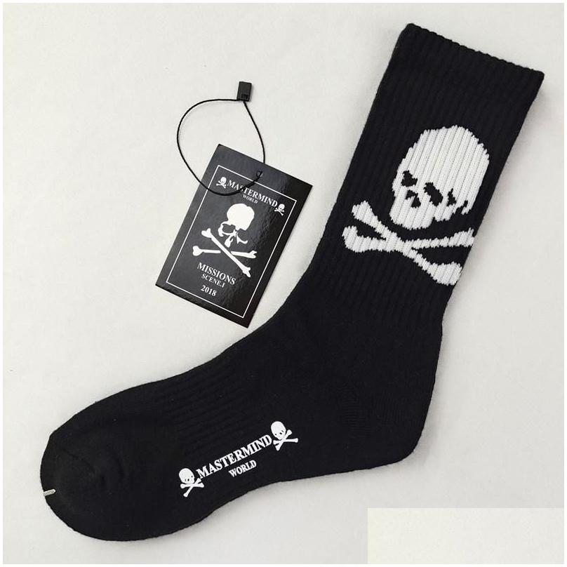 Men'S Socks Mens Sold By 4Pairs/Lot--Japan Mmj Cotton Mastermind Black And White Womens Towel Bottom Sports Wz22Mens Mensmens Drop D Dhcp6