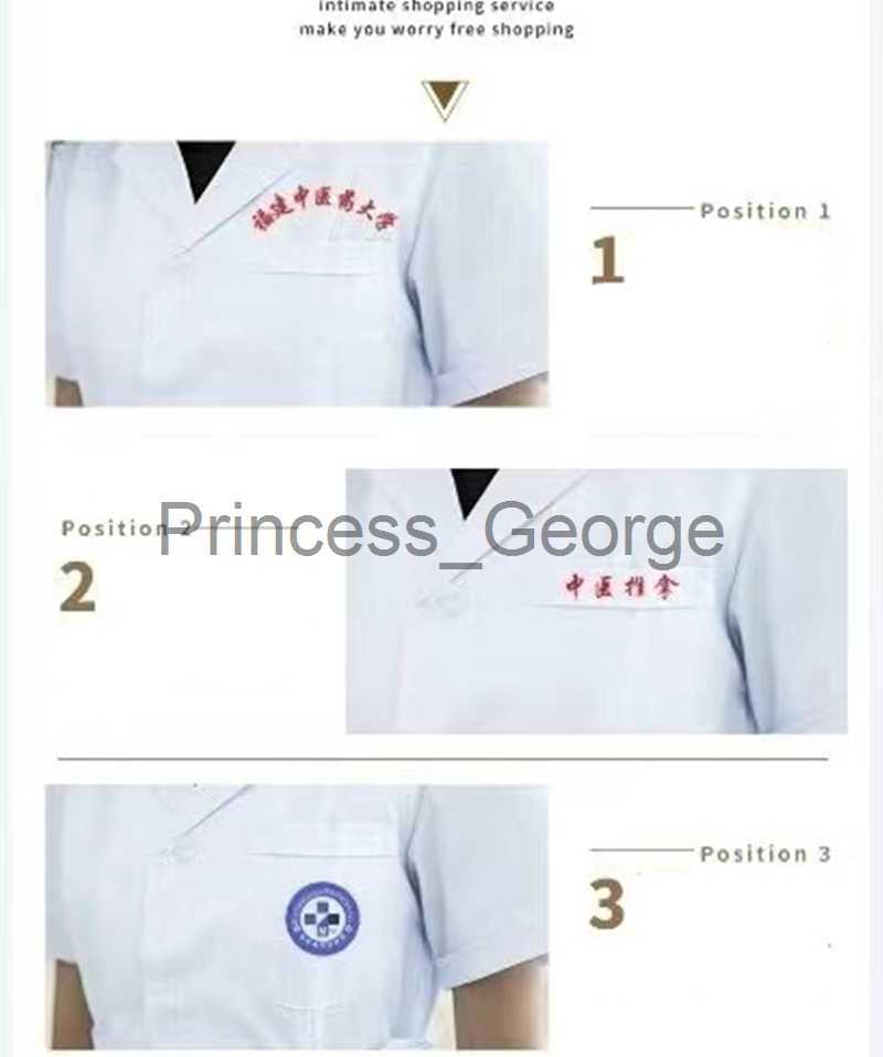 Others Apparel Nurse Doctor's Clothes Women's Fashion Lab Coat Short Sleeve Dress Long Sleeve Medical Uniform x0711