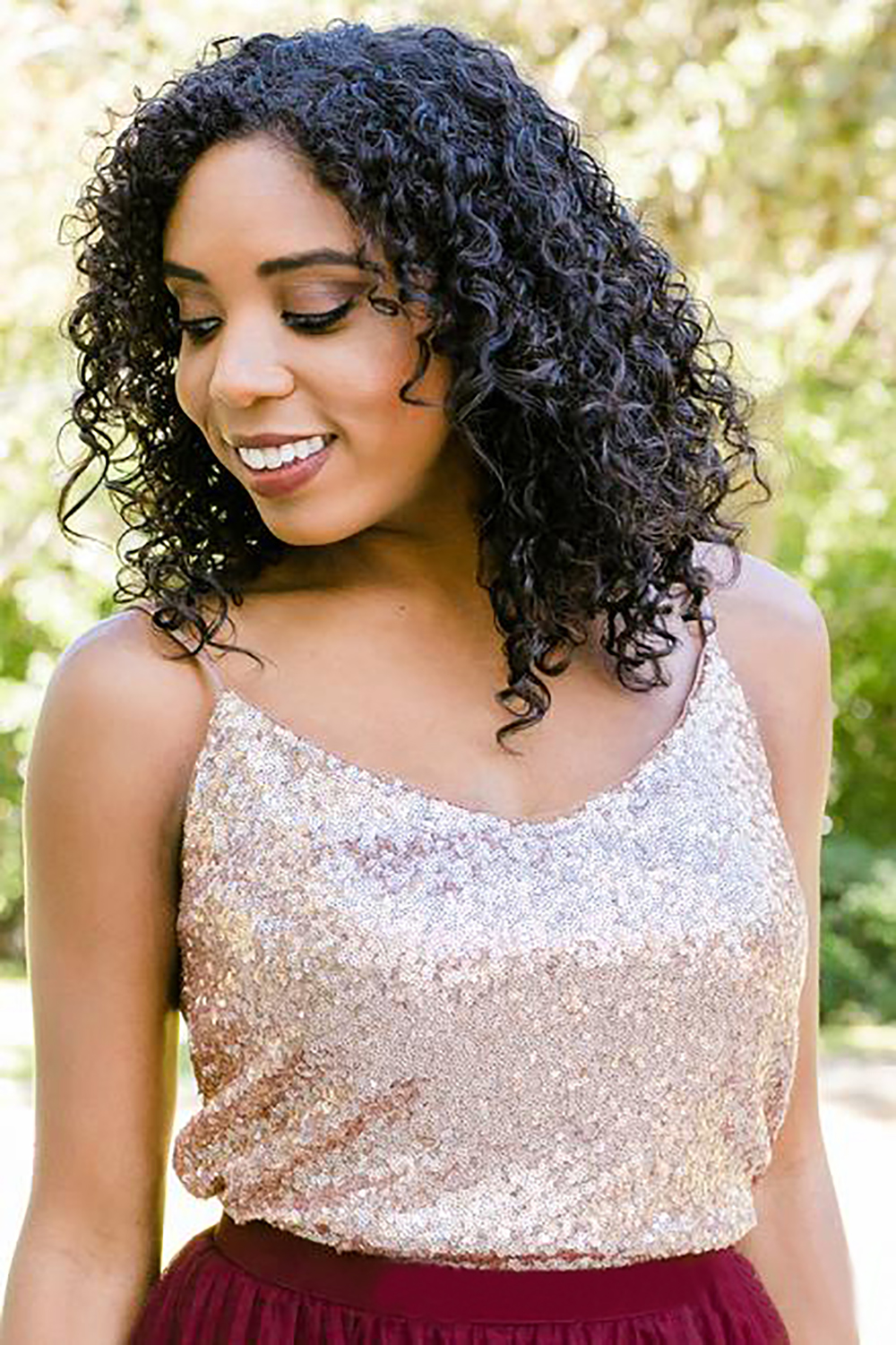 2023 Two Tone Rose Gold Burgundy Country Bridesmaid Dresses Custom Make Long Junior Maid of Honor Wedding Party Guest Dress Cheap Plus size