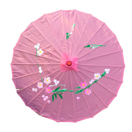 100pcslot handpainted flower design 12colors Chinese art umbrella bamboo frame silk parasol for bride bridemaide