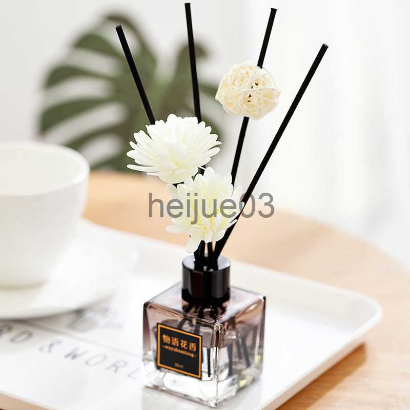 Dildos/Dongs Incense 3PCS 50ml Small Square Bottle Reed diffuser Sets Bedroom Air Freshener Aroma Essential Oil for Gift z241210