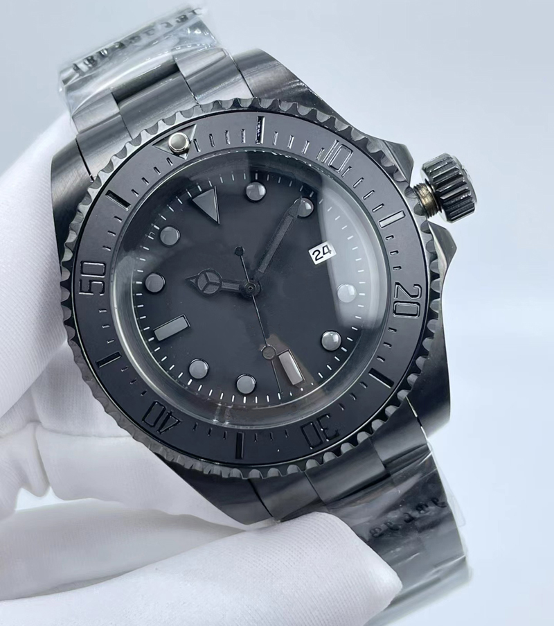 All Black Top quality Luxury Mens Watch SEA-DWELLER Ceramic Bezel 44mm Stainless Steel 116660BKSO Automatic Black Cameron Diver Wristwatches
All Black Top quality Luxury Mens Watch SEA-DWELLER Ceramic Bezel 44mm Stainless Steel 116660BKSO Automatic Black Cameron Diver Wristwatches