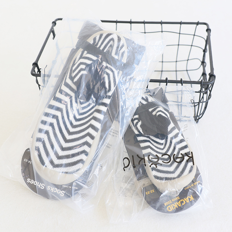 Slipper Parent-child Floor Socks with Rubber Soles Indoor Outdoor Kids Shoes Slippers Anti Slip Knitted Slippers Socks Sokken 230710