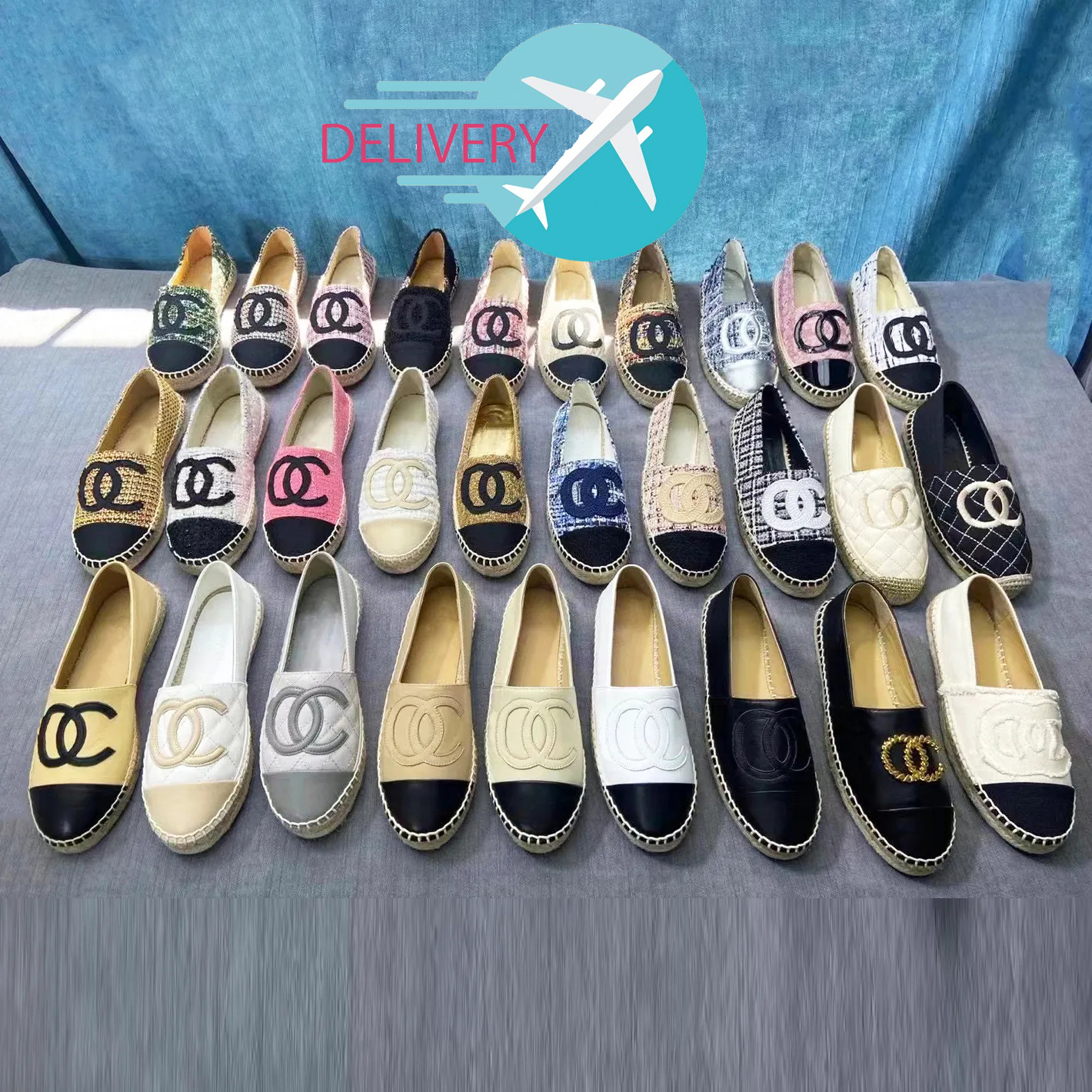 Designers Casual Women Sandals Shoes Espadrilles Summer Luxurys ladies flat Beach Half Slippers fashion woman Loafers Fisherman Designer pool slides canvas Shoe, Color #1
Designers Casual Women Sandals Shoes Espadrilles Summer Luxurys ladies flat Beach Half Slippers fashion woman Loafers Fisherman Designer pool slides canvas Shoe, Color #1