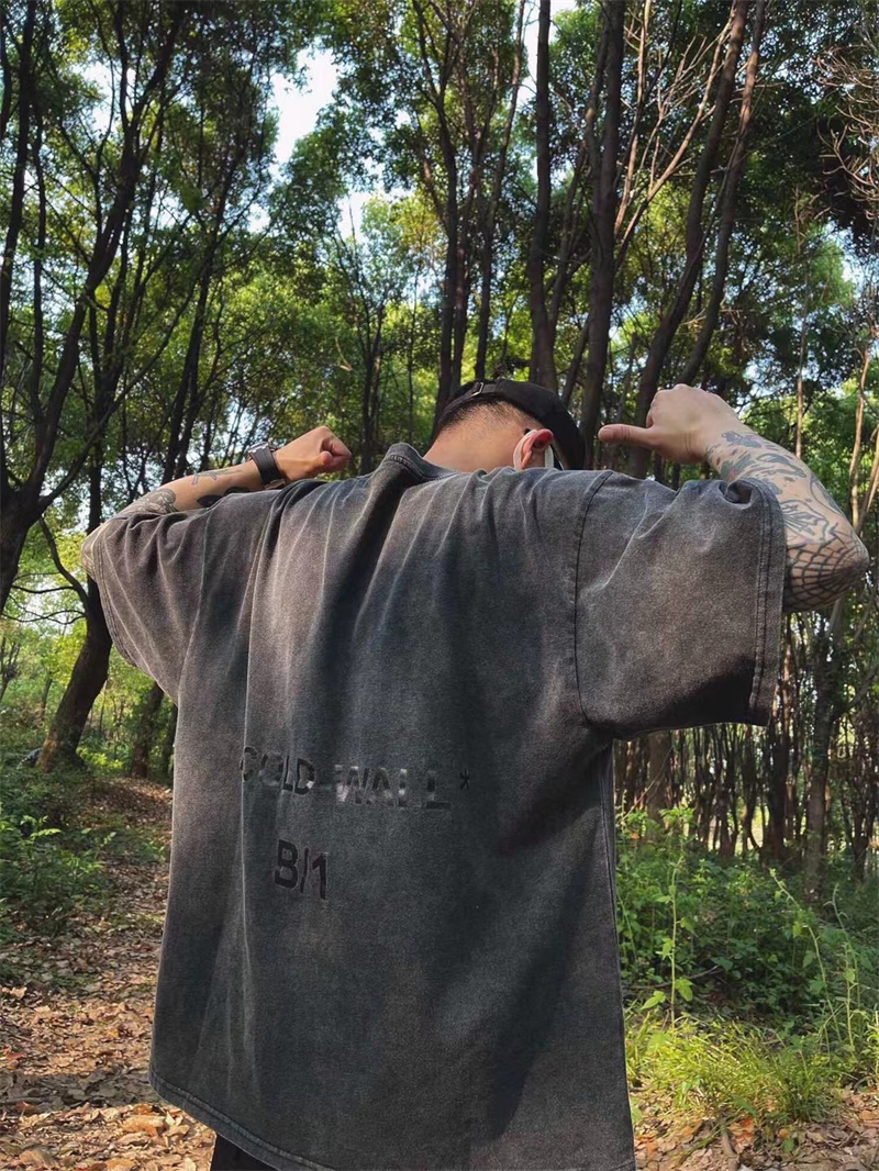Men's T-Shirts ss Vintage A COLD WALL T Shirts Men Women Oversized Washed ACW Tee Top gym 230710