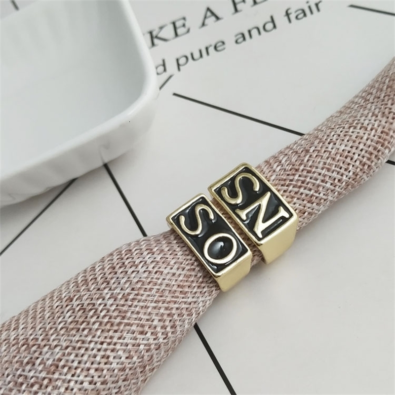 Wedding Rings 2 Pcs TV SOA Cosplay SONS SO NS Silver Gold Color Mayans MC Rock Punk Props Gift Men 230710