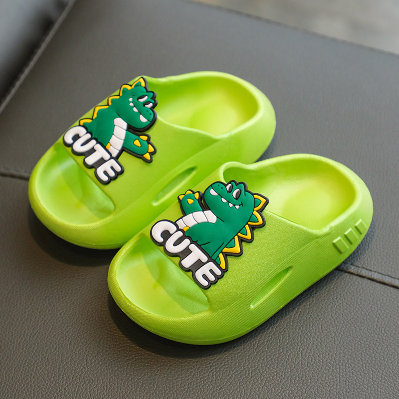 Slipper Summer Children's Slippers Cute Animals Style Breathable Comfortable Non-slip Soft Home Bathroom Slippers Shoes Kids 230710