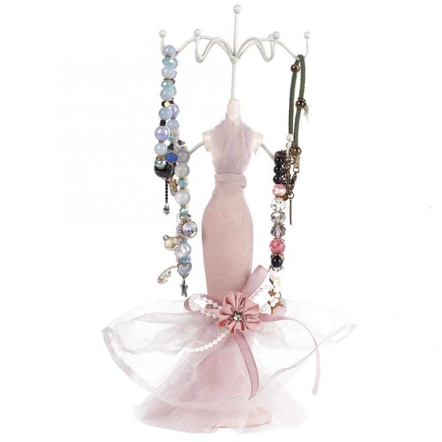 Jewelry Boxes Creative Rack Model Dress High heeled Shoes Earring Necklace Ring Holder Stand Display Organizer Gift 230710