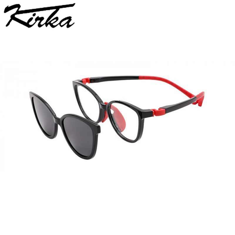Sunglasses Kirka Sun glasses for Kid Boy Girl Eyewear UV400 Protect Polarized Glasses Child Magnetic sunglasses Fashion Adjustable Glasses 230710