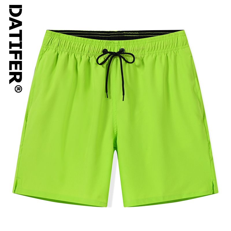 Men's Shorts Datifer Men's Sportswear Plus Size Swimwear Printed Swimwear Men's Elastic Waist Sports Beach Shorts 230711
