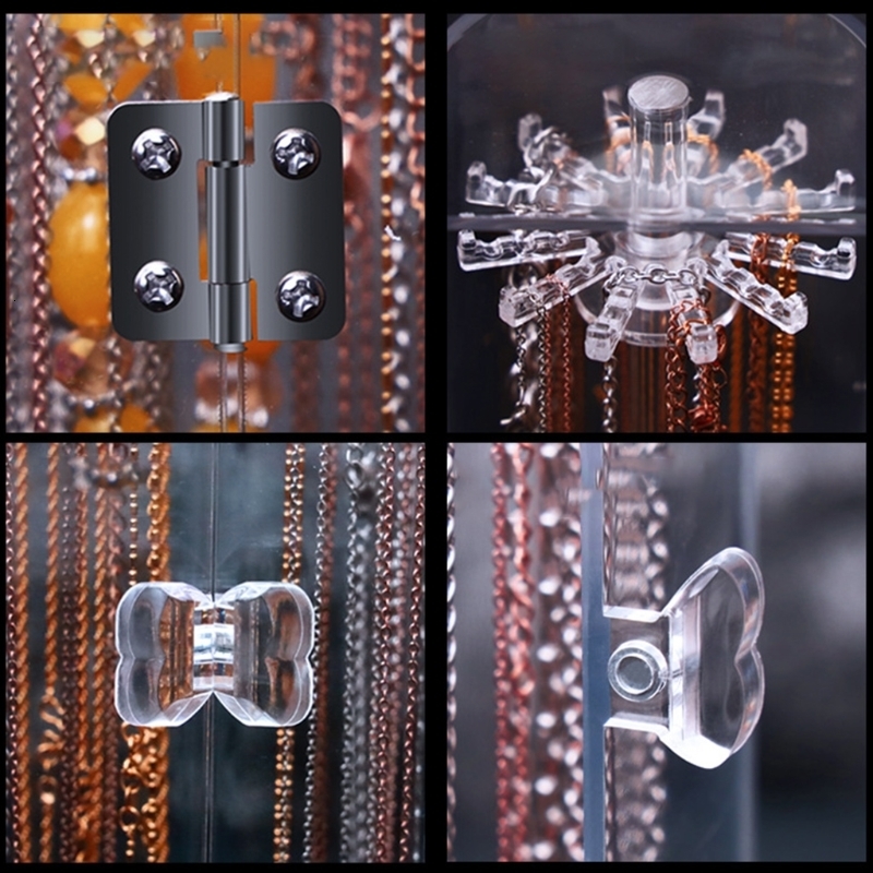 Jewelry Boxes Creative Necklaces Stand Waterproof Dustproof Magnetic Buckle Protection 230710
