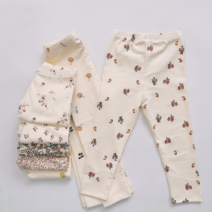Pajamas Floral Print Baby Pajama Set Baby Clothes Set Infant Kids Outfits Sweatshirt Suit Children Cotton Tops Pants Baby Clothing Set 230710