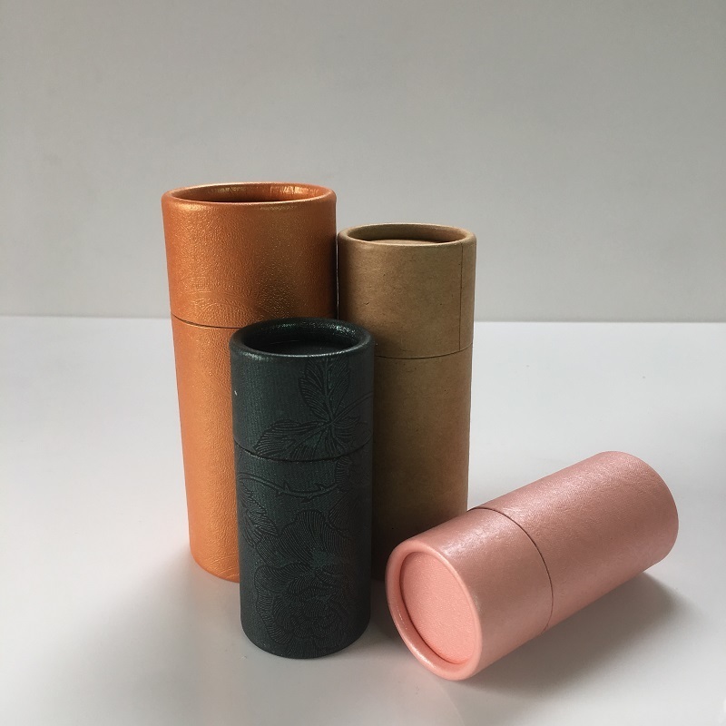 Packaging Boxes 50Pcs Round Cardboard Gift Box Cosmetic Essential oil Bottle Packaging Box Lipstick Perfume 230710