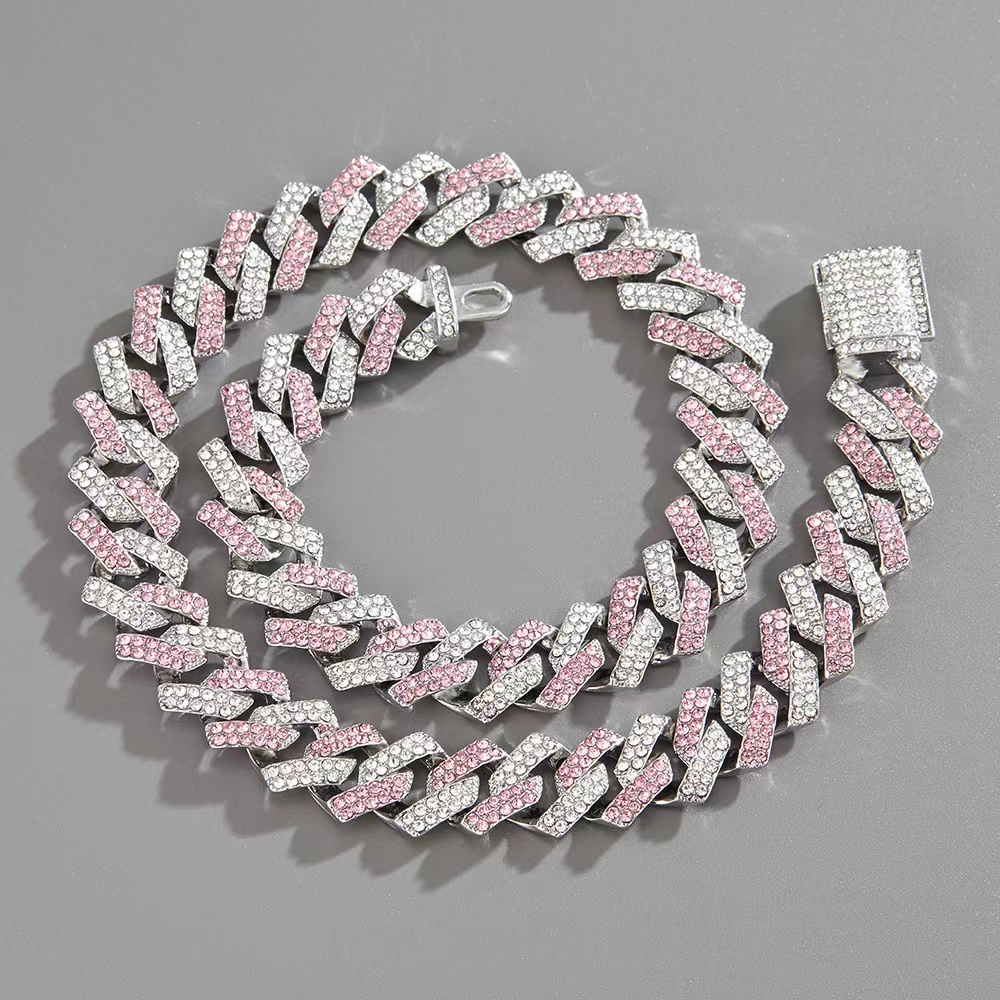 necklaces designer jewelry chains for 15mm bracelet men sier k chain pass dia tester GRA VVS moissanite cuban necklace