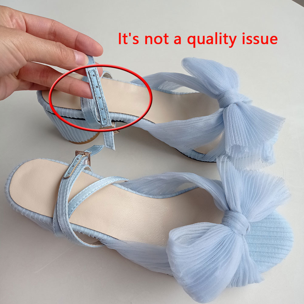 Sandals Fashion Summer Solid High Chunky Heels Open Toe Big Size 43 Butterfly Knot Elegant Weeding Party Women Shoes 230711