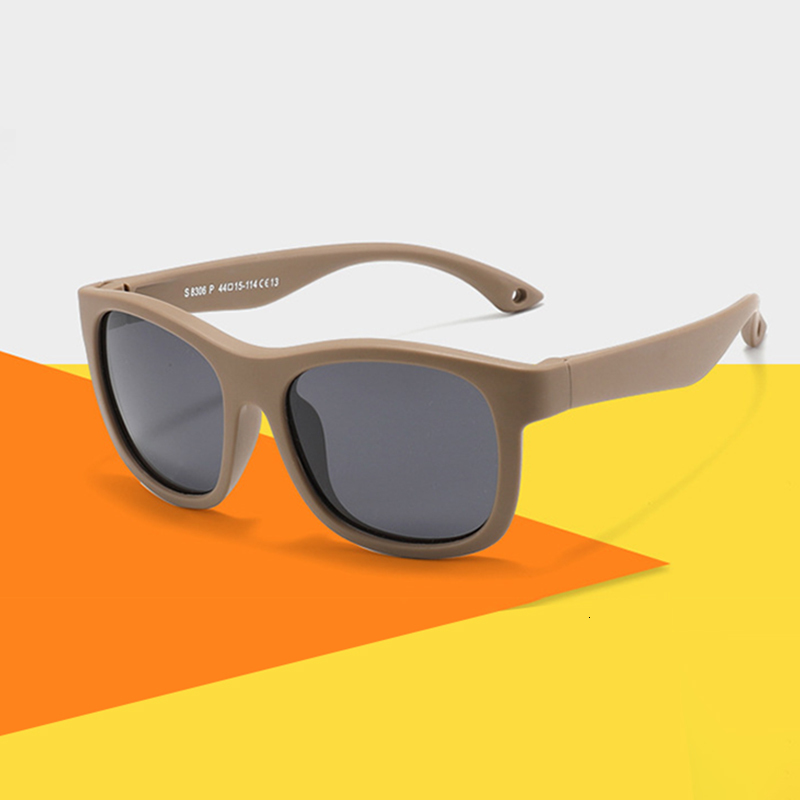 Sunglasses Kids Sunglasses Fashion Vintage Boys Girls Baby Sun Glasses UV400 Eyewear Child Shades Polarized Free Glasses Elastic Band 8306 230710