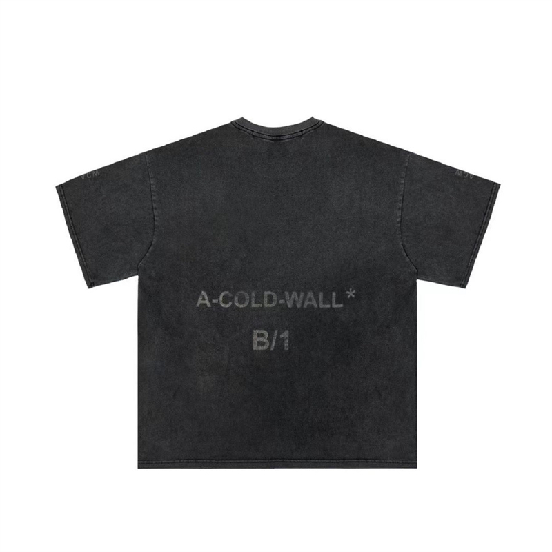 Men's T-Shirts ss Vintage A COLD WALL T Shirts Men Women Oversized Washed ACW Tee Top gym 230710