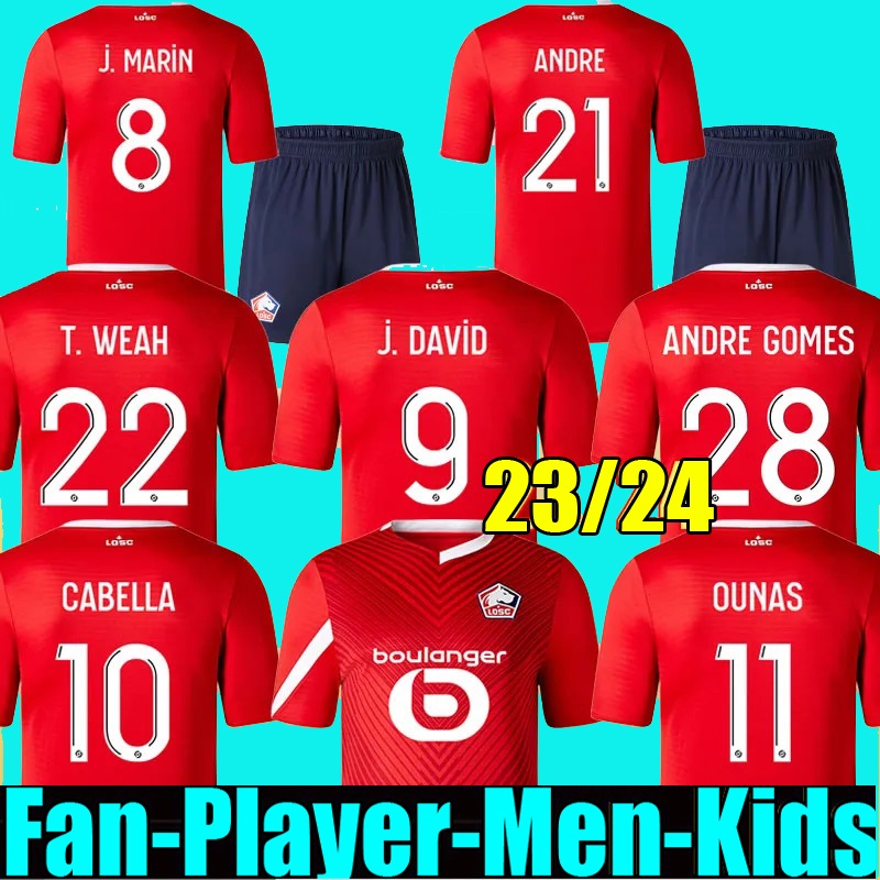 23 24 LOSC Lille soccer jerseys CABELLA J DAVID FONTE BAMBA OUNAS 2023 2024 football shirt Lille Olympique M.BAYO maillot Adult Men Kids Kit Equipment, 23 24 home
23 24 LOSC Lille soccer jerseys CABELLA J DAVID FONTE BAMBA OUNAS 2023 2024 football shirt Lille Olympique M.BAYO maillot Adult Men Kids Kit Equipment, 23 24 home