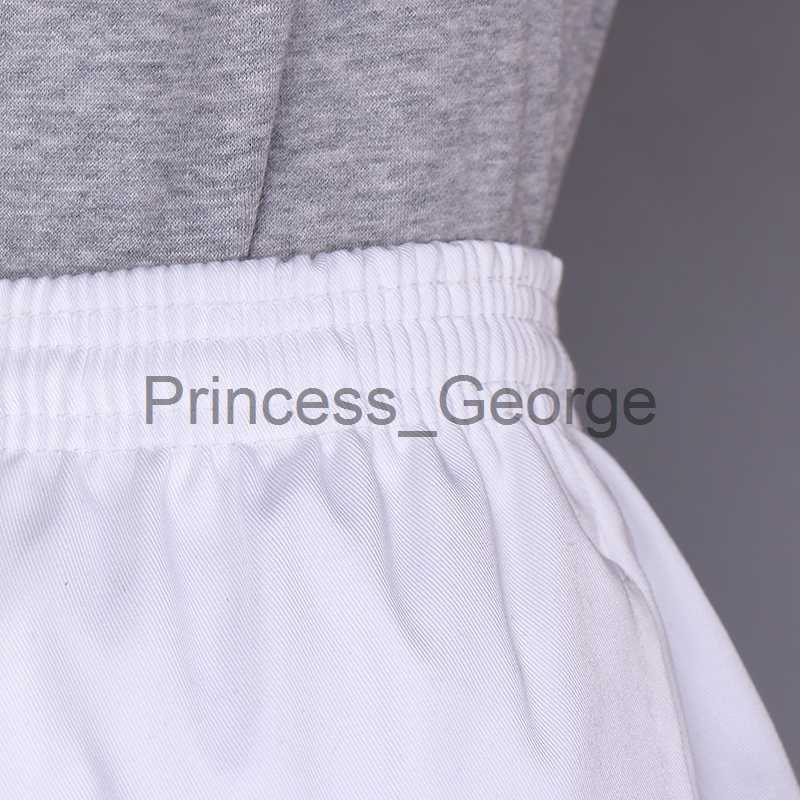 Others Apparel High Quality Chef uniforms kitchen cooker work clothes white pants hotel restaurant bakery catering elastic trousers zebra pants x0711