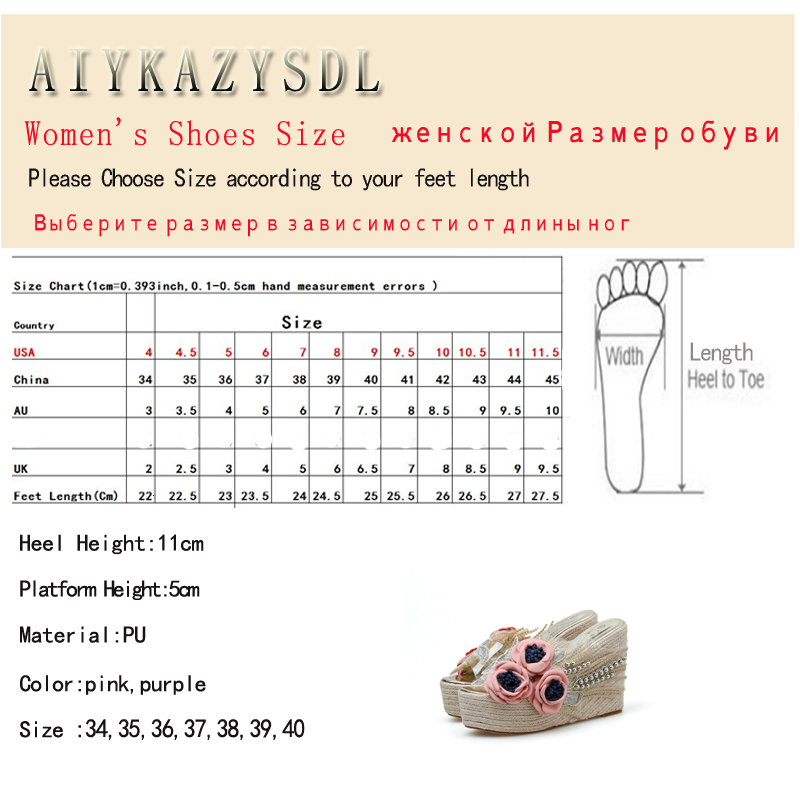 Sandals AIYKAZYSDL Boho Bohemia Sandals Floral Flower Sandals Straw Cane Hemp Rope Slippers Beach Summer Shoes String Bead Mule Slides 230710