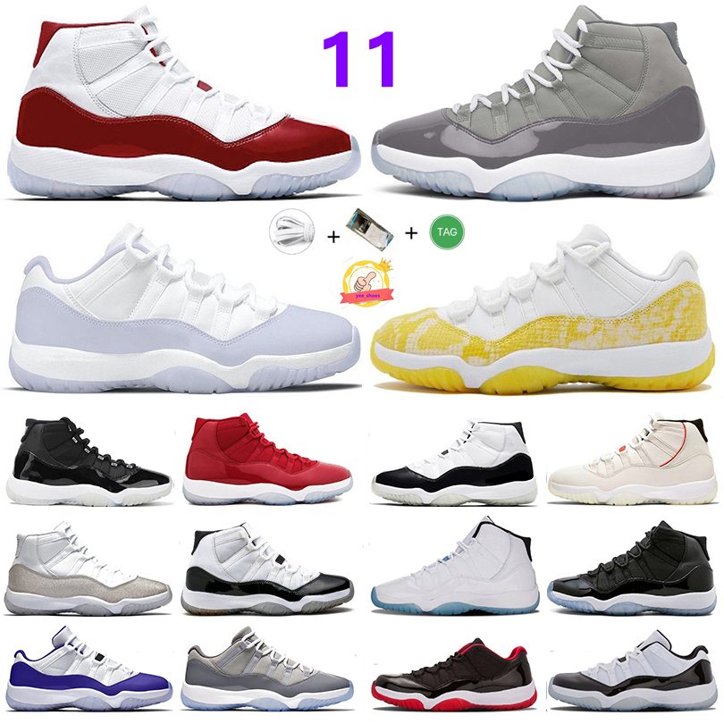 Jumpman 11 retro 11s mens Basketball Shoes Cherry Cool Grey Gement Grey Yellow Snakeskin gym red UNC Bred Concord Space Jam DMP Midnight Navy men women sports sneakers, Color#32
Jumpman 11 retro 11s mens Basketball Shoes Cherry Cool Grey Gement Grey Yellow Snakeskin gym red UNC Bred Concord Space Jam DMP Midnight Navy men women sports sneakers, Color#32