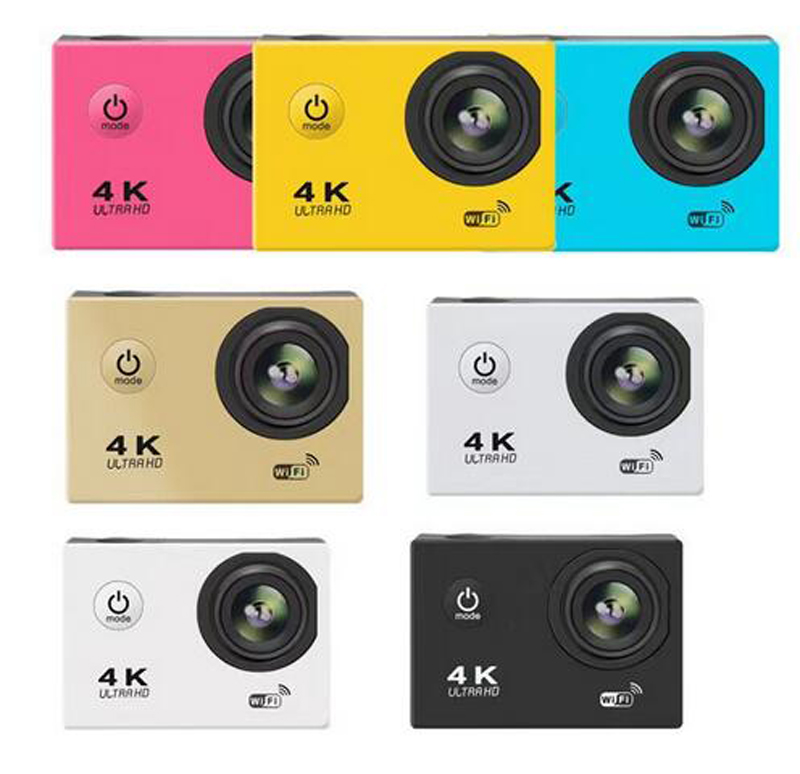 4K HD Ultra Sports Action Video Cameras WiFi Remote Control Recording Camcorder DVR DV Go Waterproof Pro Mini Helmet 1PC