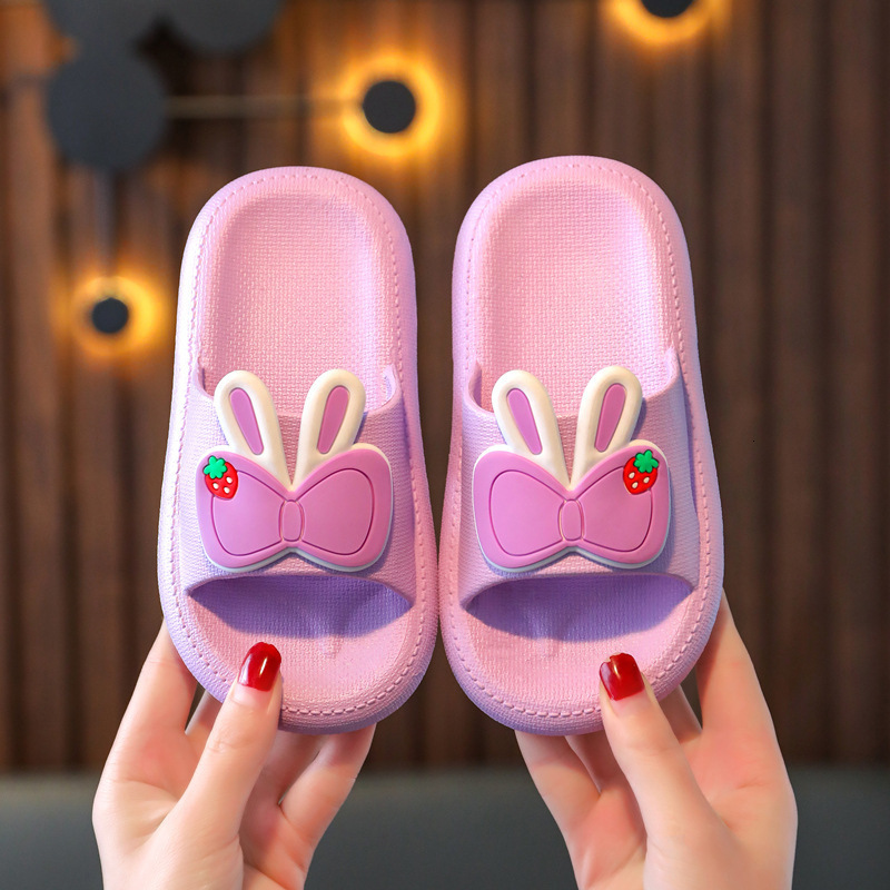 Slipper Children Bathroom Slippers Girls Home Shoes Cartoon Non-slip Indoor House Slippers Boy Kids Teenagers Summer Family Shoes Adult 230710