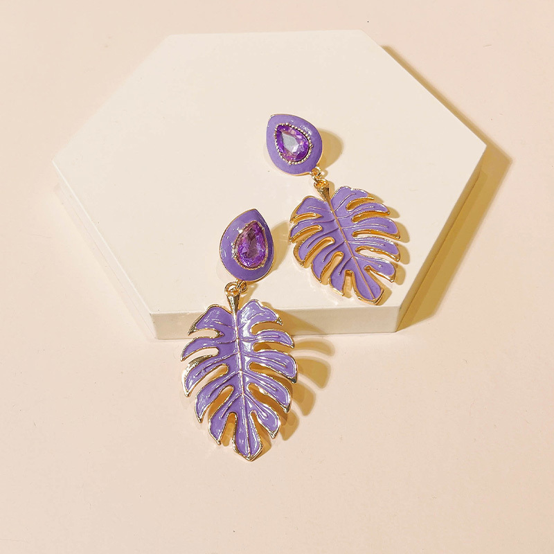 Stud Vintage Fashion Metal Flower Drop Earrings for Women Geometric Long Big Crystal Dangle Earring Grils Stainless Steal Ear Jewelry 230710