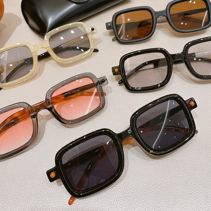 Sunglasses DDDLONG Retro Fashion Square Sunglasses Women Men Sun Glasses Classic Vintage UV400 Outdoor Shades D293 230710