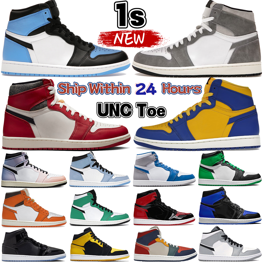 New 1s Jumpman 1 mens basketball shoes UNC Toe Reverse Laney Washed Pink black SE space jam ice true university blue OG Skyline dark mocha womens outdoor sneakers, 21 unc patent
New 1s Jumpman 1 mens basketball shoes UNC Toe Reverse Laney Washed Pink black SE space jam ice true university blue OG Skyline dark mocha womens outdoor sneakers, 21 unc patent