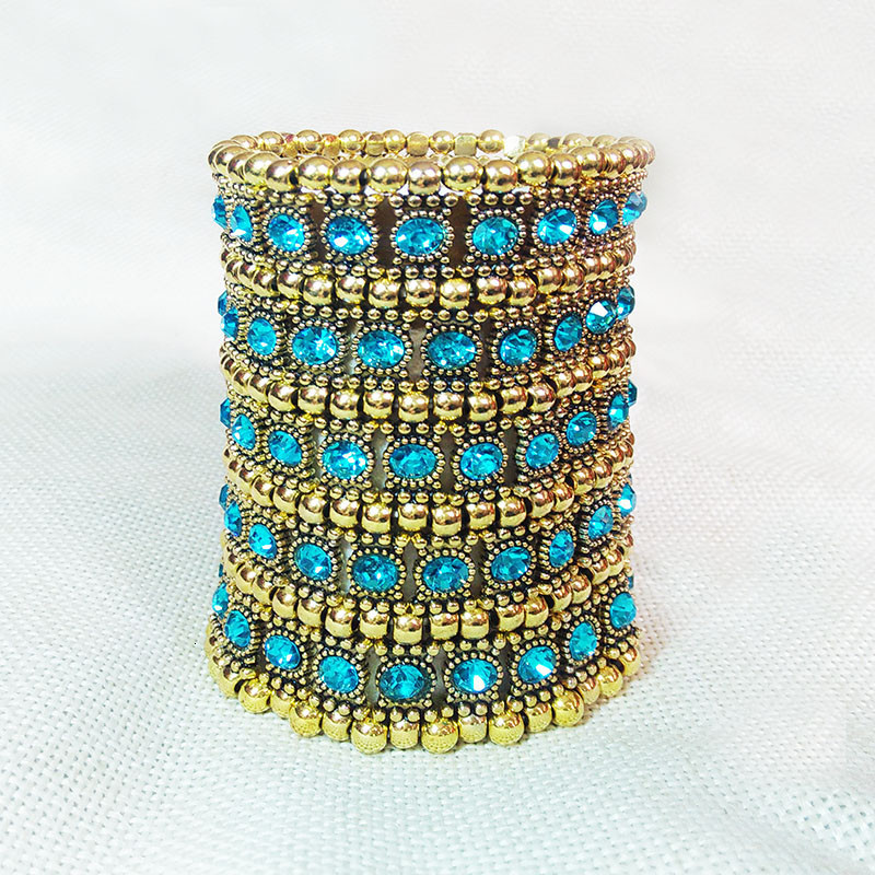 Chain STENYA 5 Rows Multilayer Bracelet Bangles Strands Expandable Openable Fil Stretch Exaggeration Jewelry Wedding Party Cuff Retro 230710