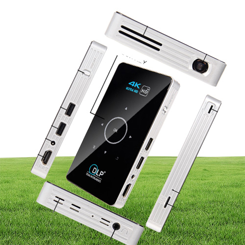 C6 Mini Projector 4K Proyector DLP Android 90 Projetor WiFi Bluetooth 40 LED Video Home Cinema Support Miracast Airplay