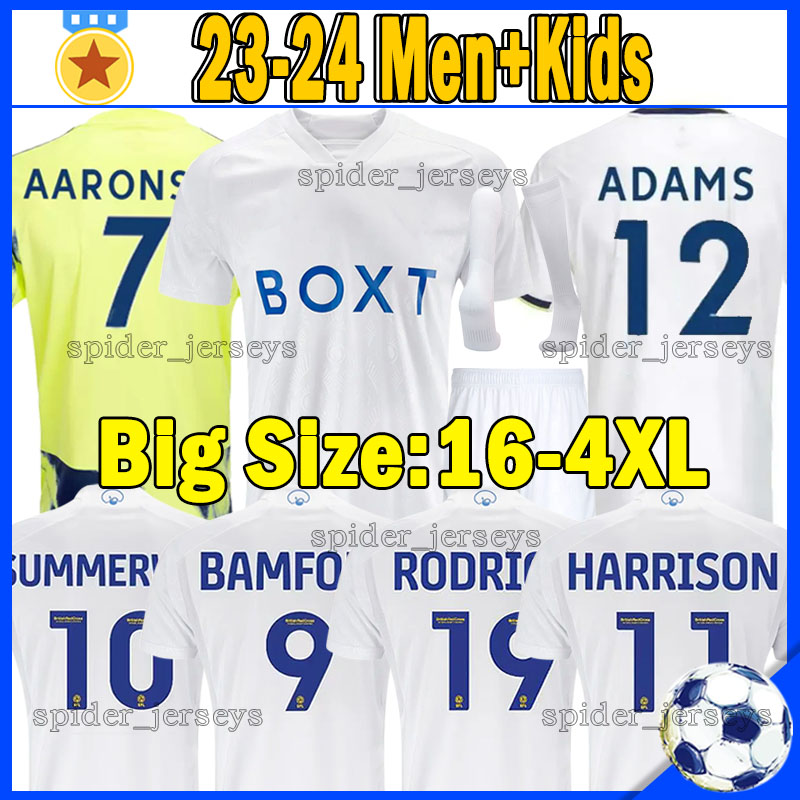 XXXL 4XL Leeds Soccer Jerseys AYLING Firpo COOPER 2023 2024 Marc Roca BAMFORD SUMMERVILLE HARRISON Adams Football Shirts Adams Rodrigo Men Uniforms Kids Kits, Lizilian 23-24 remake
XXXL 4XL Leeds Soccer Jerseys AYLING Firpo COOPER 2023 2024 Marc Roca BAMFORD SUMMERVILLE HARRISON Adams Football Shirts Adams Rodrigo Men Uniforms Kids Kits, Lizilian 23-24 remake