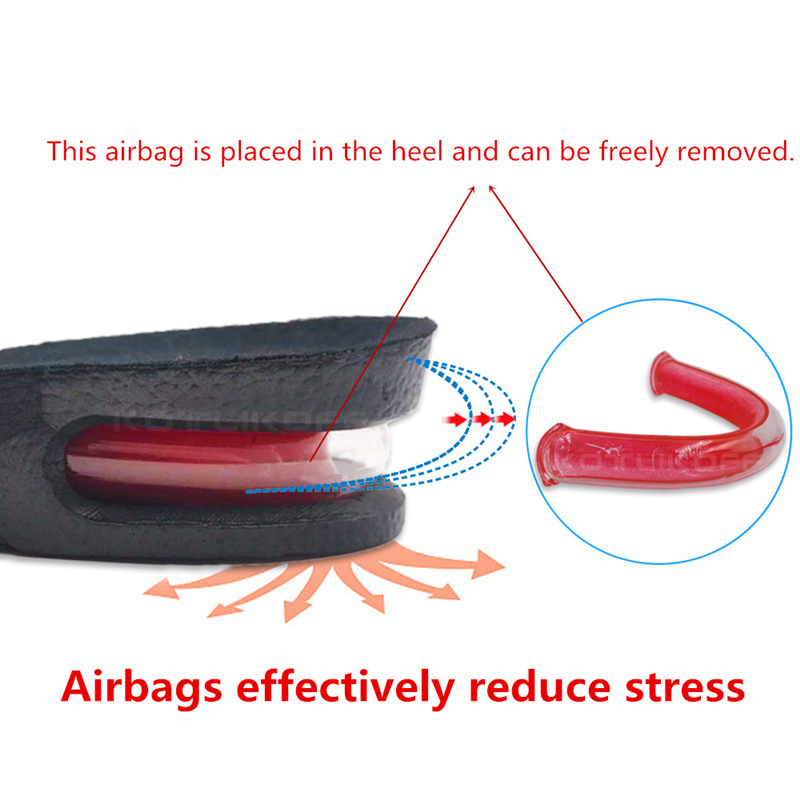 Shoe Parts Accessories 3-9cm Height Increase Insole Cushion Height Lift Adjustable Cut Shoe Heel Insert Taller Women Men Unisex Quality Foot Pads 2307
