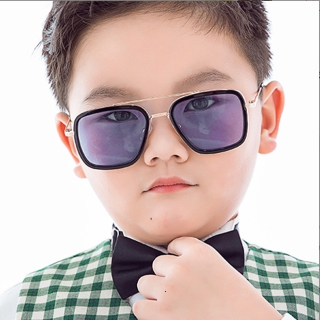 Wholesale Metal Sunglasses Children Fashion Baby Glasses Boys And Girls Kids Sun glasses Shades fast ship 230710 Z260305