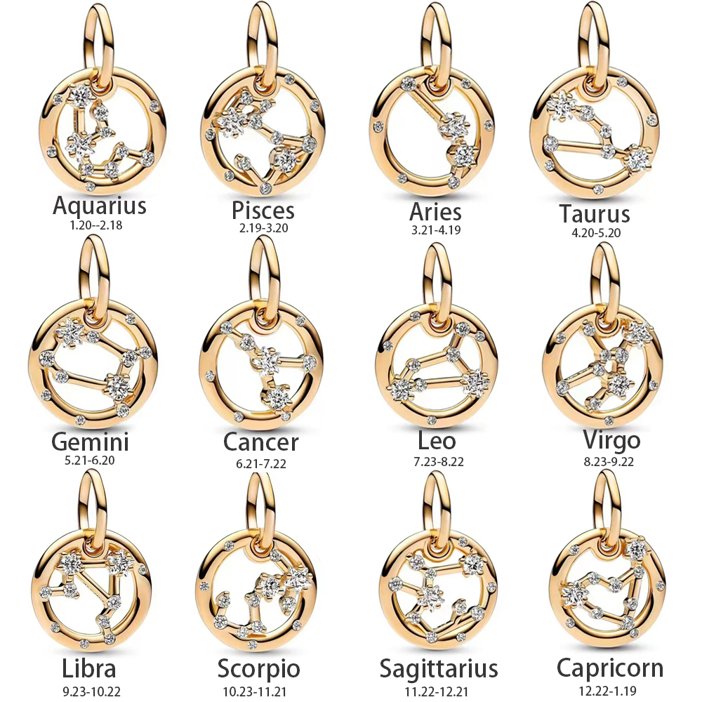 925 Sterling Silver Gorgeou 14K Gold Graduation Hat Star Family Tree Hanging Charm Bracelet Jewelry Fashion Accessorie Free Delivery